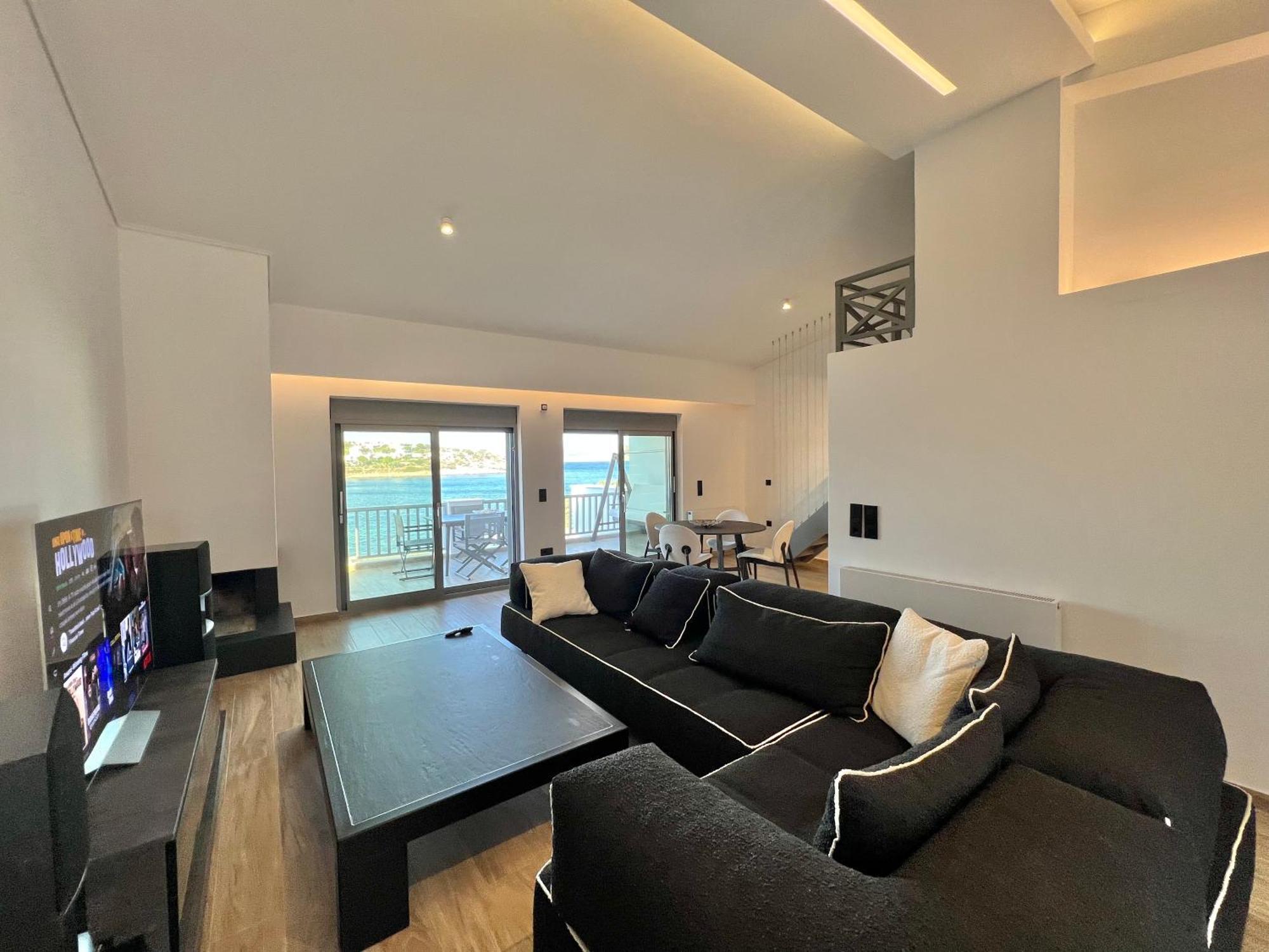 Sounio - Waterfront Luxury Spa Villa Pounta Zeza 170 Sqm On Private Beach Sounion Dış mekan fotoğraf