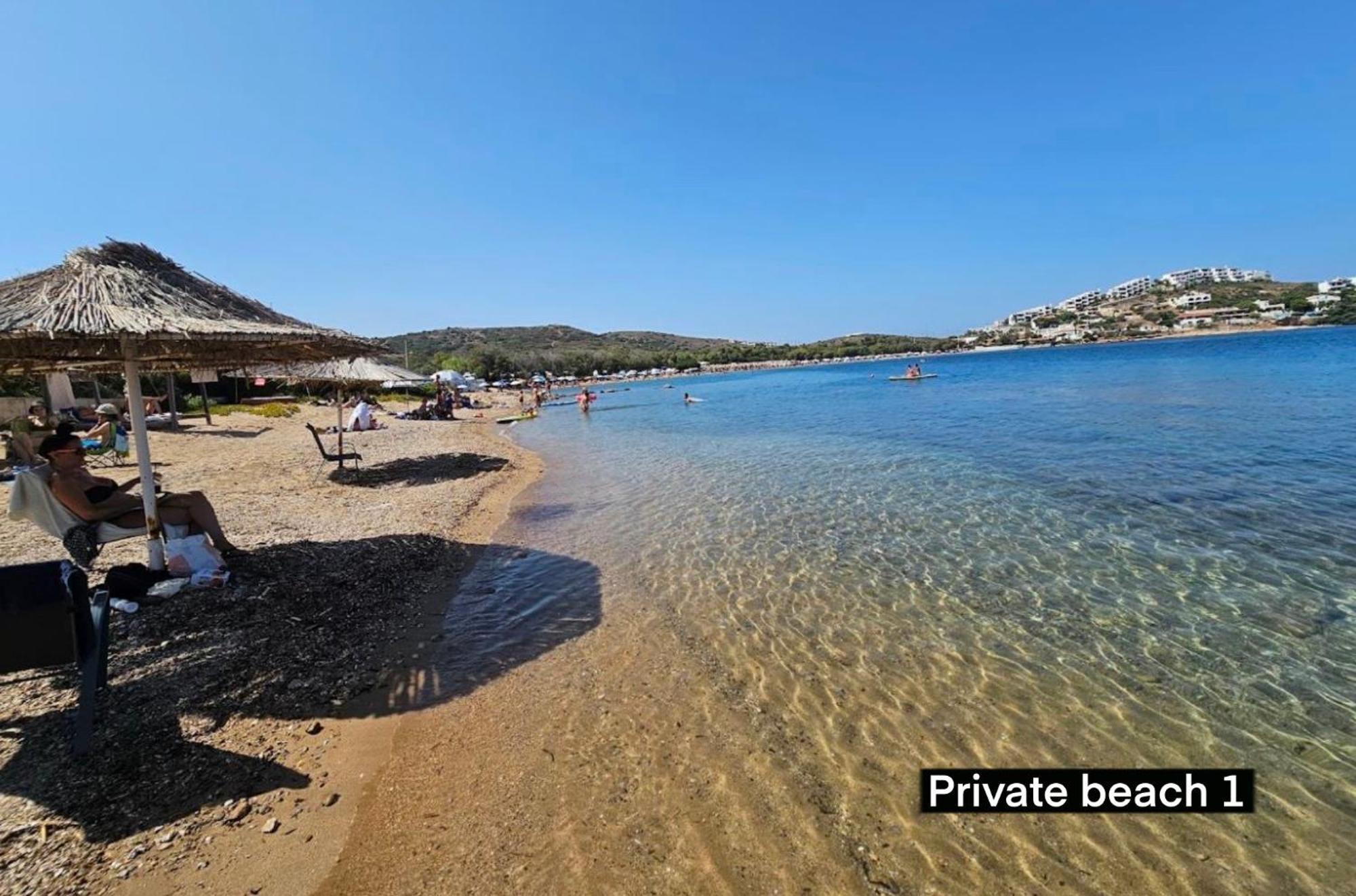 Sounio - Waterfront Luxury Spa Villa Pounta Zeza 170 Sqm On Private Beach Sounion Dış mekan fotoğraf